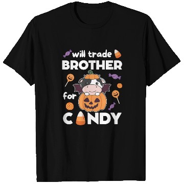 Discover Cow Halloween Trade Brother For Candy T Shirts
