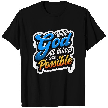 Discover WITH GOD with out spray effect T Shirts