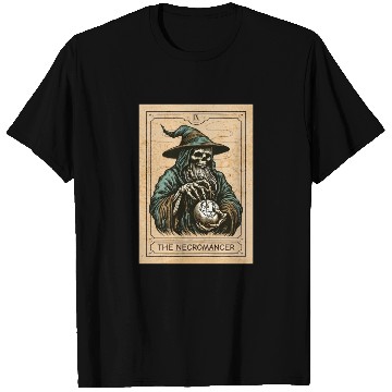 Discover Necromancer - Spooky Necromancer Bones Necromancer T Shirts