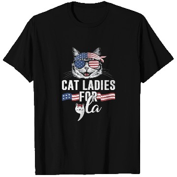 Discover Funny Cat Ladies for Comma La Kamala Harris T Shirts