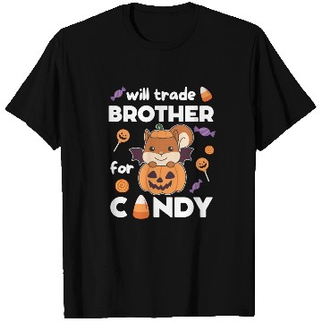 Discover Squirrel Halloween Trade Brother For Candy T Shirts