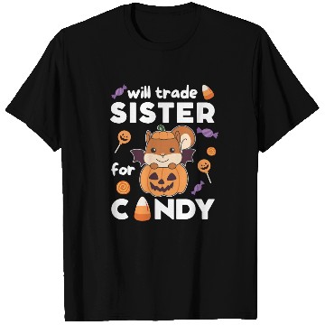 Discover Squirrel Halloween Trade Sister For Candy T Shirts