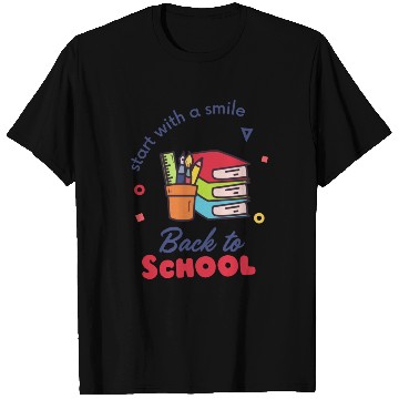 Discover Back to School - Start with a Smile T Shirts