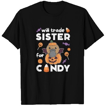Discover Platypus Halloween Trade Sister For Candy T Shirts