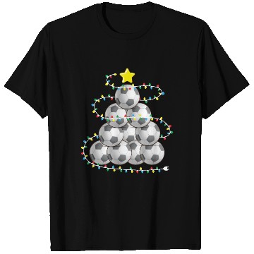 Discover Soccer Christmas Tree Xmas Player Coach Fan T Shirts