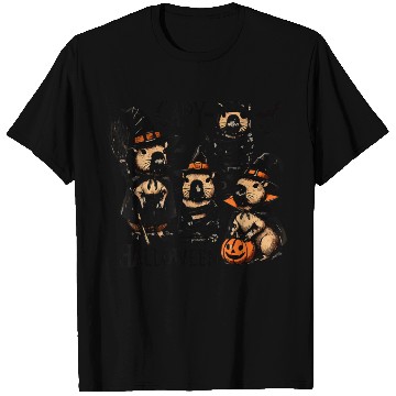 Discover Adorable Spooky Capybara Halloween Costume T Shirts