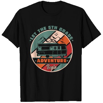 Discover Let the 5th Grade Adventure Begin Fifth Grade Teac T Shirts