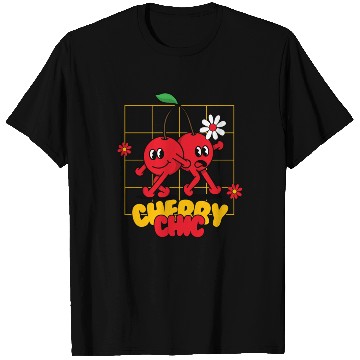 Discover Funky Cherry Chic Sweet Style with a Playful Twist T Shirts
