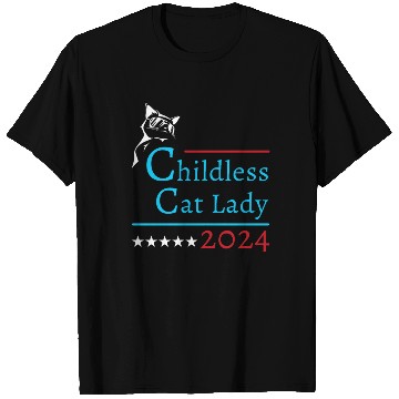 Discover "Childless Cat Lady" Kamala Harris 2024 T Shirts