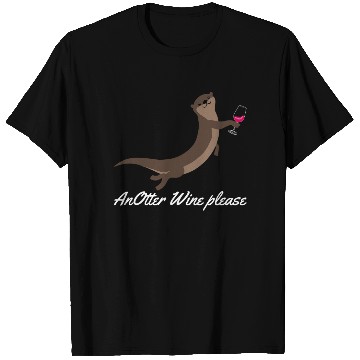 Discover Otter with Wine Otters T Shirts