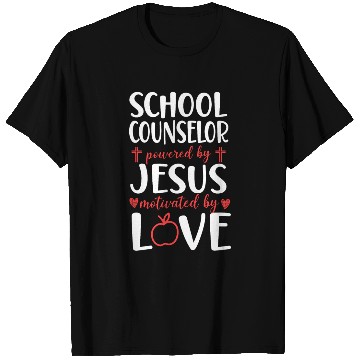 Discover School Counselor Jesus Faith T Shirts
