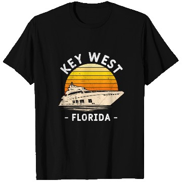 Discover KEY-WEST FLORIDA Sailing Sunshine-State West Keys T Shirts
