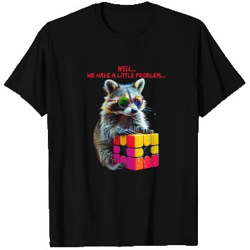 Discover Rubik's Cube and Raccoon T Shirts a small problem
