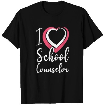 Discover School Counselor Heart I (Heart) T Shirts