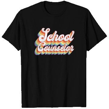 Discover School Counselor Retro Vintage T Shirts