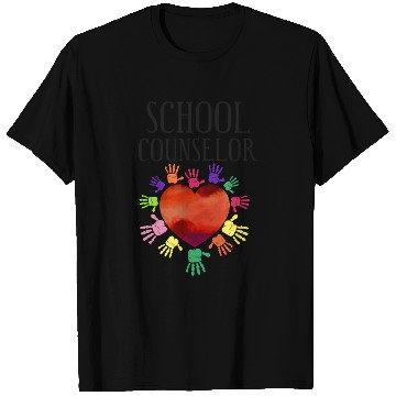 Discover School Counselor Heart T Shirts