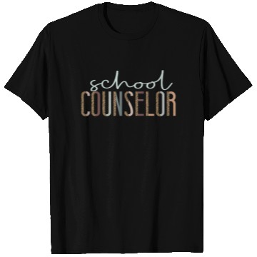 Discover School Counselor Leopard Cheetah T Shirts