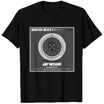Discover Car Wheels/Rims Work Meister M1 Front T Shirts