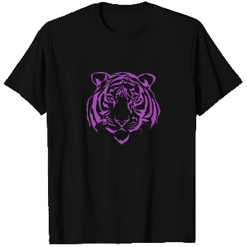 Discover Pink Liger Head Tiger Lion Cross Hybrid Animal T Shirts