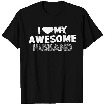 Discover Cheers to Love: I Love My Awesome Husband T Shirts