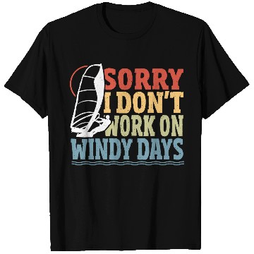 Discover Beach Windsurfing Windsurfer Windsurf Beginner T Shirts