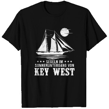 Discover Florida SUNSET SAILING IN KEY-WEST T Shirts