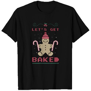 Discover Lets Get Baked Christmas Candy Holiday T Shirts