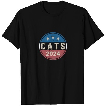 Discover Cats For President Funny Political 2024 Election T Shirts