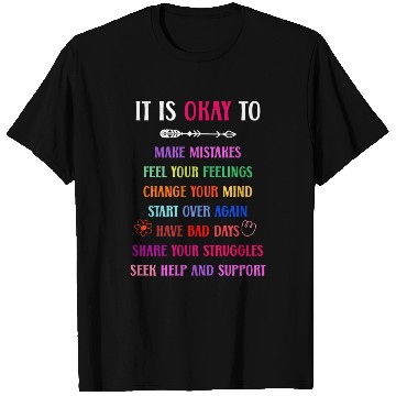 Discover School Counselor It Is Okay To T Shirts