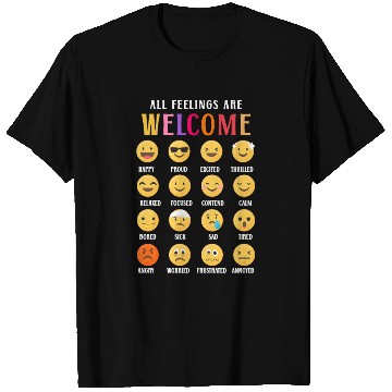 Discover School Counselor All Feelings Are T Shirts