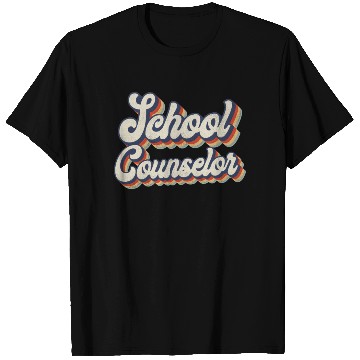 Discover School Counselor Retro Vintage T Shirts