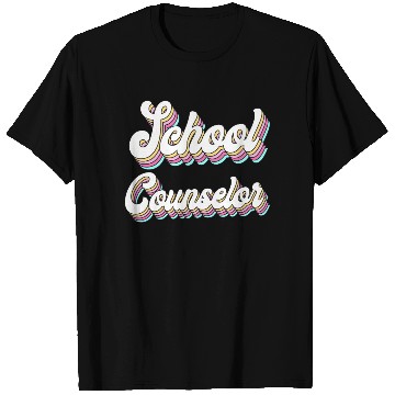 Discover School Counselor Retro 80s 90s T Shirts