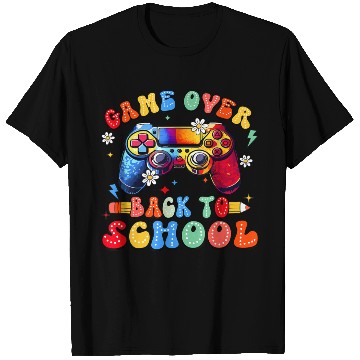Discover Funny First Day Of School Comeback Game Over Back T Shirts