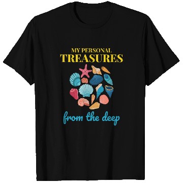 Discover Seashells Collector Beachcomber Sea Shell Ocean T Shirts