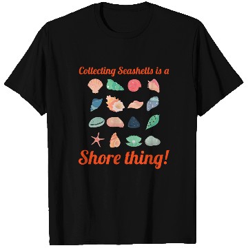 Discover Seashells Collector Beachcomber Sea Shell Ocean T Shirts