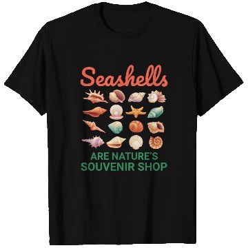 Discover Seashells Collector Beachcomber Sea Shell Ocean T Shirts