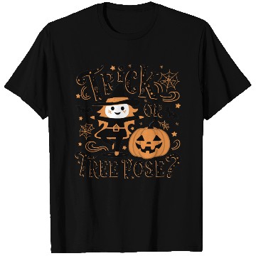 Discover Trick or Tree Pose T Shirts