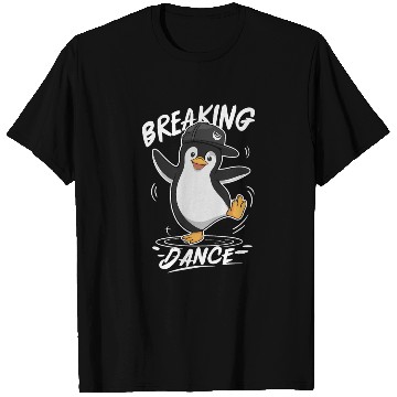 Discover Breaking Dance Penguin Hip Hop T Shirts