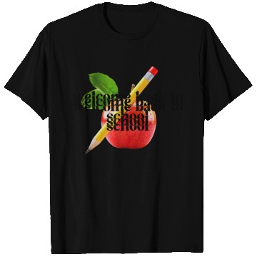 Discover "Welcome Back to School - Red Apple and Yellow Pen T Shirts