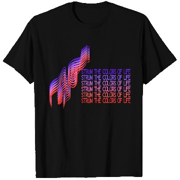 Discover Abstract Strings - Guitar T Shirts