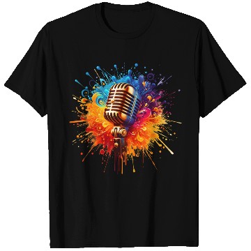 Discover vintage style microphone T Shirts