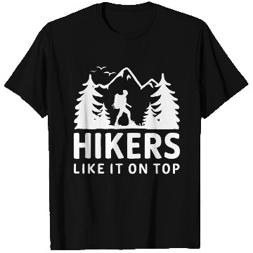 Discover Hiker Nature Mountain Forest Outdoor T Shirts