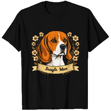 Discover beagle mom T Shirts