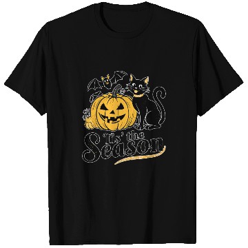 Discover Tis the season Halloween bats pumpkin fall funny T Shirts