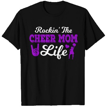 Discover Rockin Cheer Mom Life Cheerleading Mother's Day T Shirts