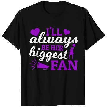 Discover Always Her Fan Cheer Mom Cheerleading Mother's Day T Shirts