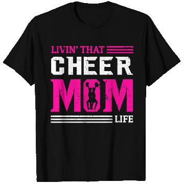 Discover Living Cheer Mom Life Cheerleading Mother's Day T Shirts