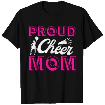 Discover Proud Cheer Mom Cheerleading Mommy Mother's Day T Shirts