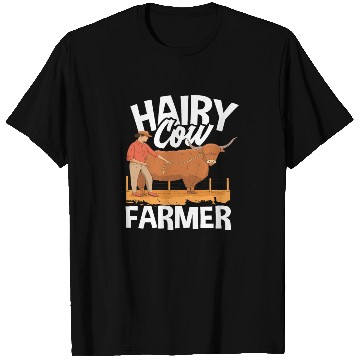 Discover Hairy Cow Farmer Highland Cow T Shirts