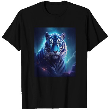 Discover Blue Fantasy Tiger T Shirts
